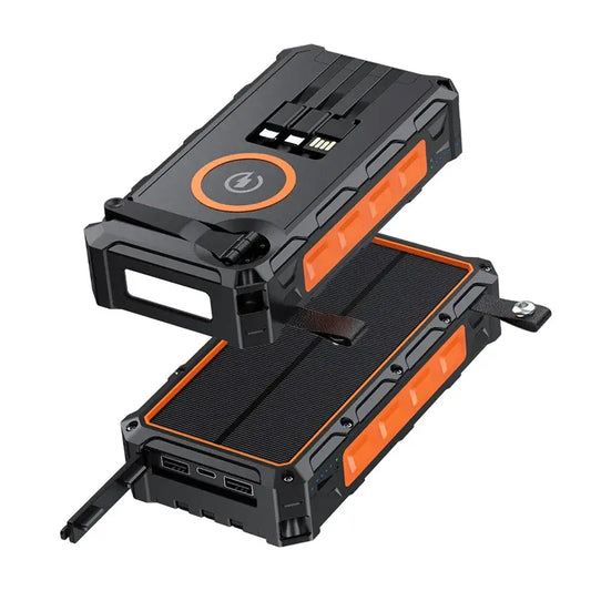 Portable Hand Crank Solar Power Bank 20000mAh