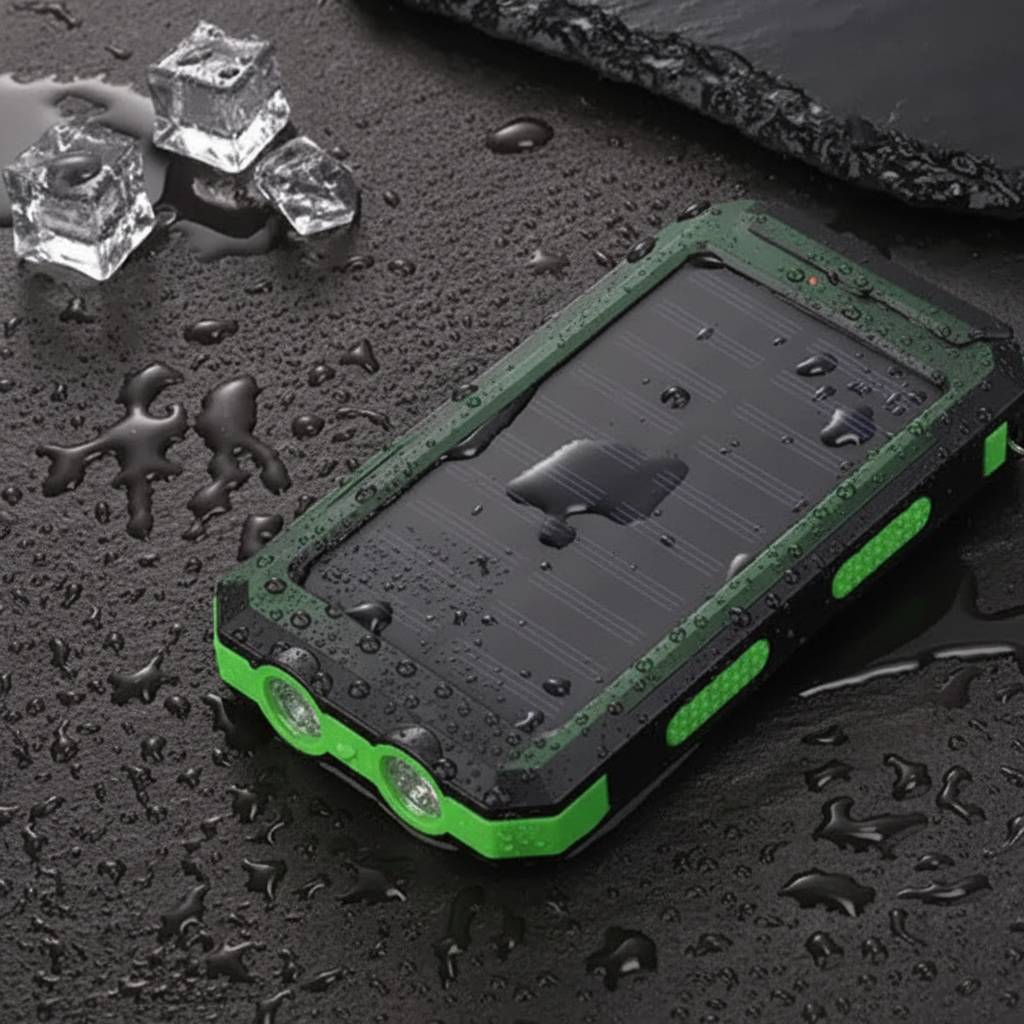 Solar Power Bank with 20000mAh Capacity and Fast Charge