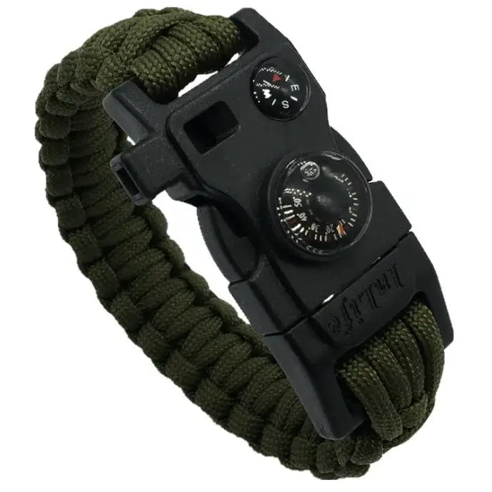 Paracord Bracelet with SOS Emergency Kit