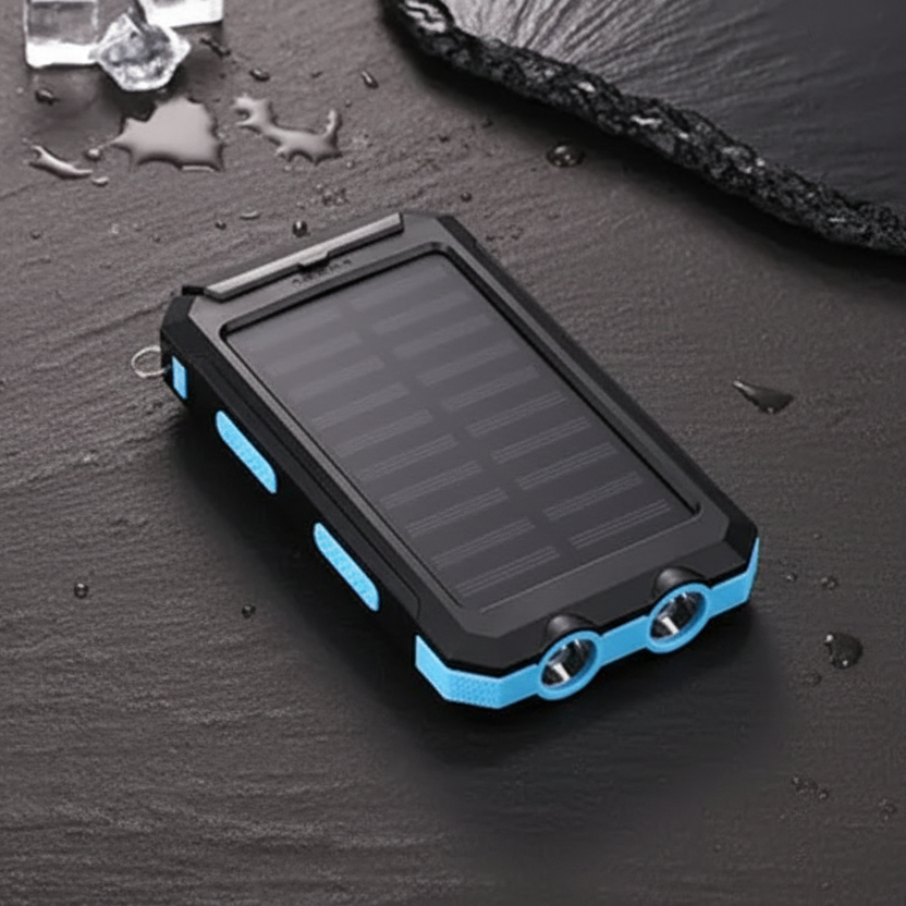 Solar Power Bank with 20000mAh Capacity and Fast Charge