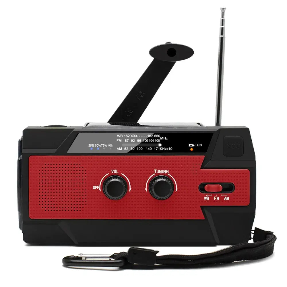 Solar Hand Crank Wind-Up Radio and Wind-Up Torch