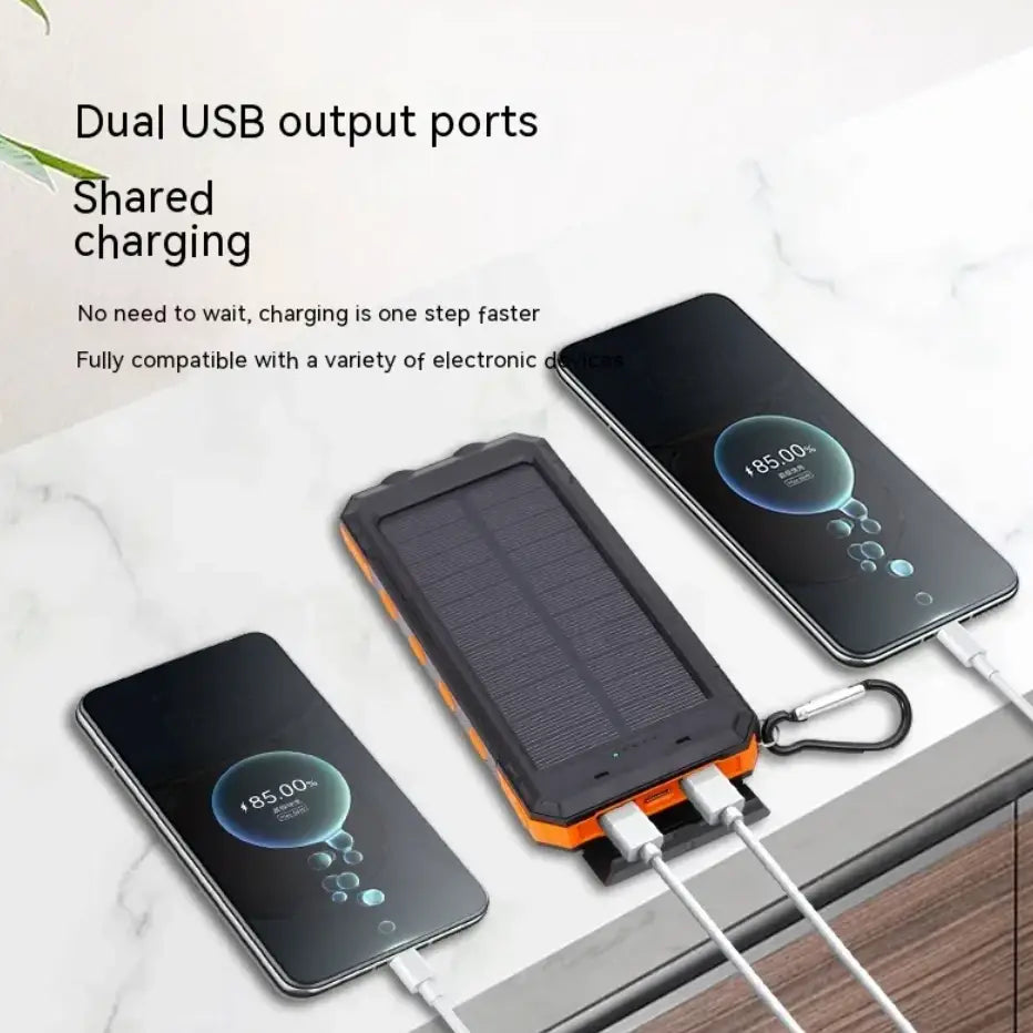 Waterproof Solar Power Bank, Choose.From 5000 to 20000 mAh