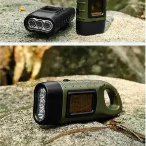 Eco Lite Solar Wind-Up Flashlight