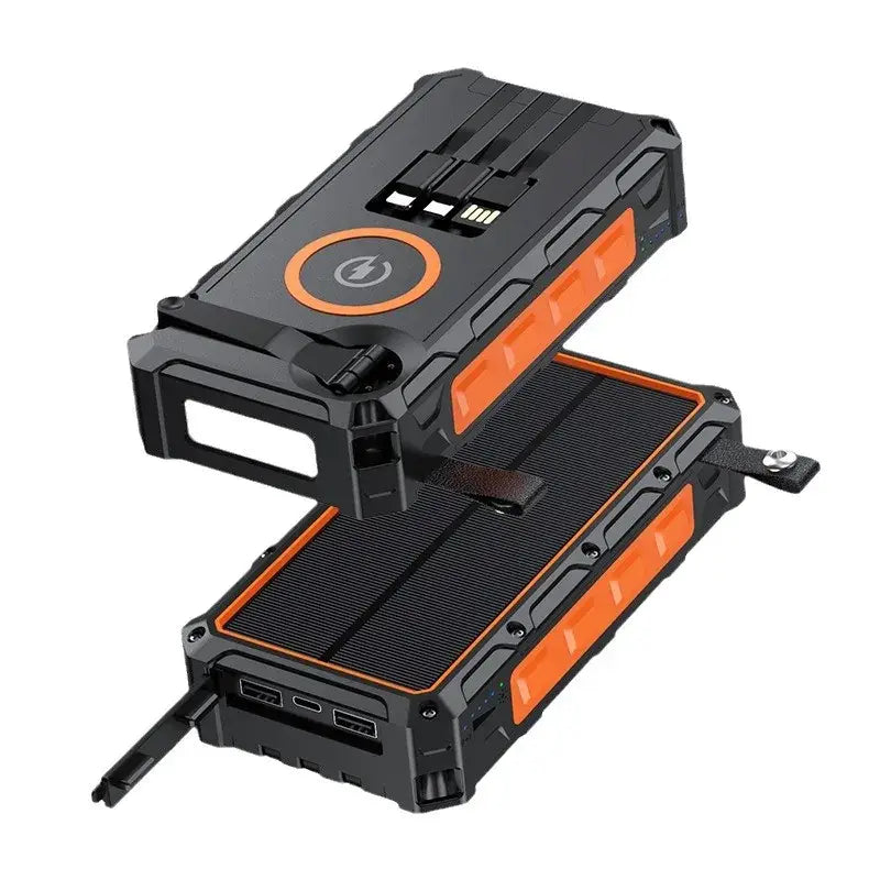Portable Hand Crank Solar Power Bank 20000mAh