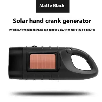 Eco Lite Solar Wind-Up Flashlight