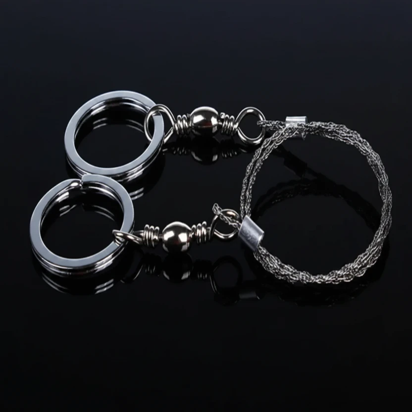 Portable 4-Strand Steel Wire Survival Saw