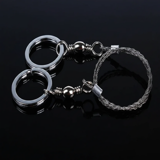 Portable 4-Strand Steel Wire Survival Saw