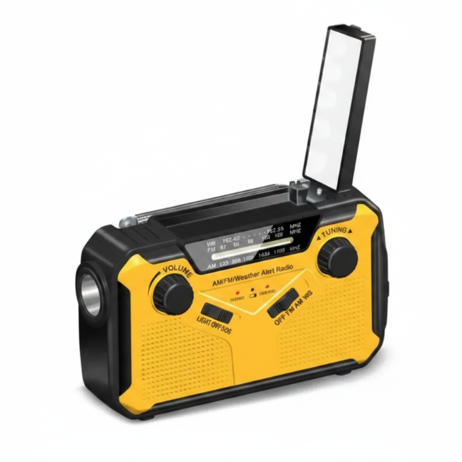 Solar Crank Emergency Radio