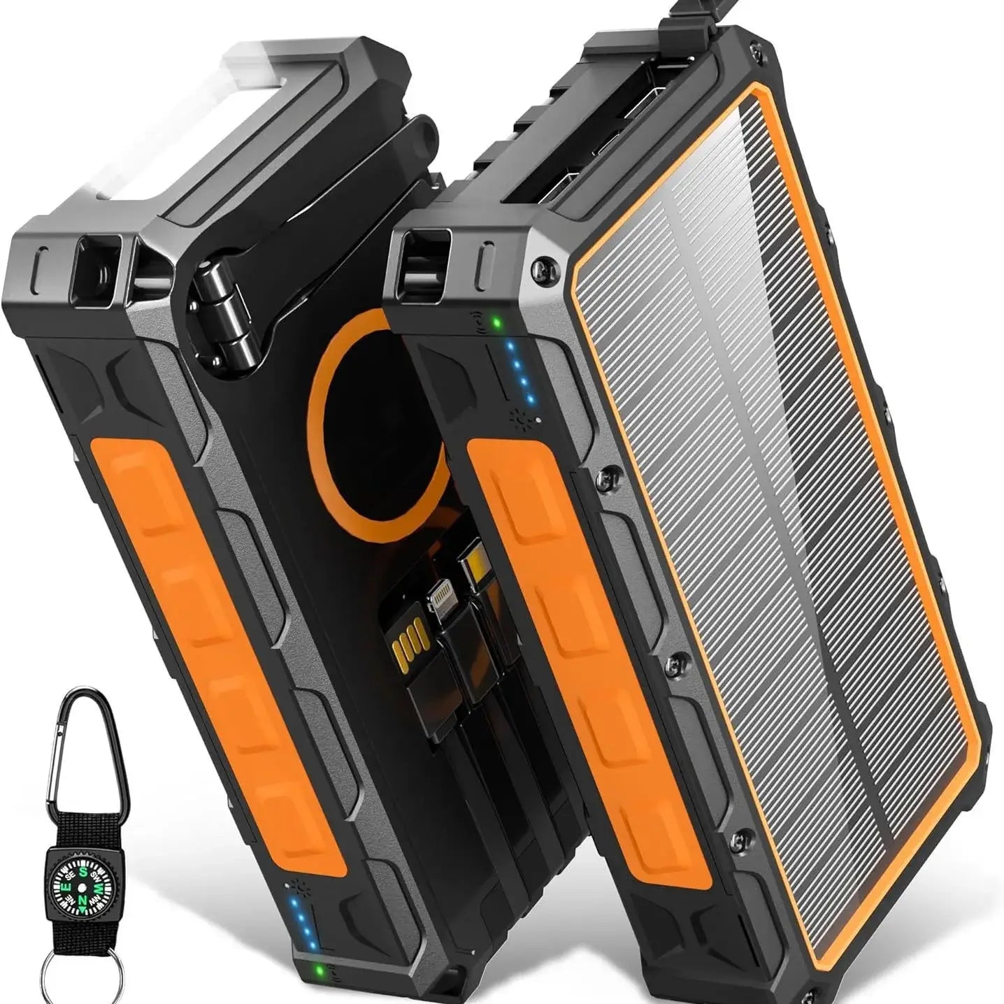 Portable Hand Crank Solar Power Bank 20000mAh