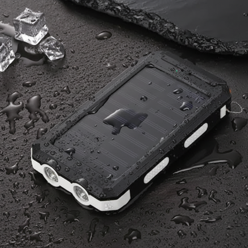 Solar Power Bank with 20000mAh Capacity and Fast Charge